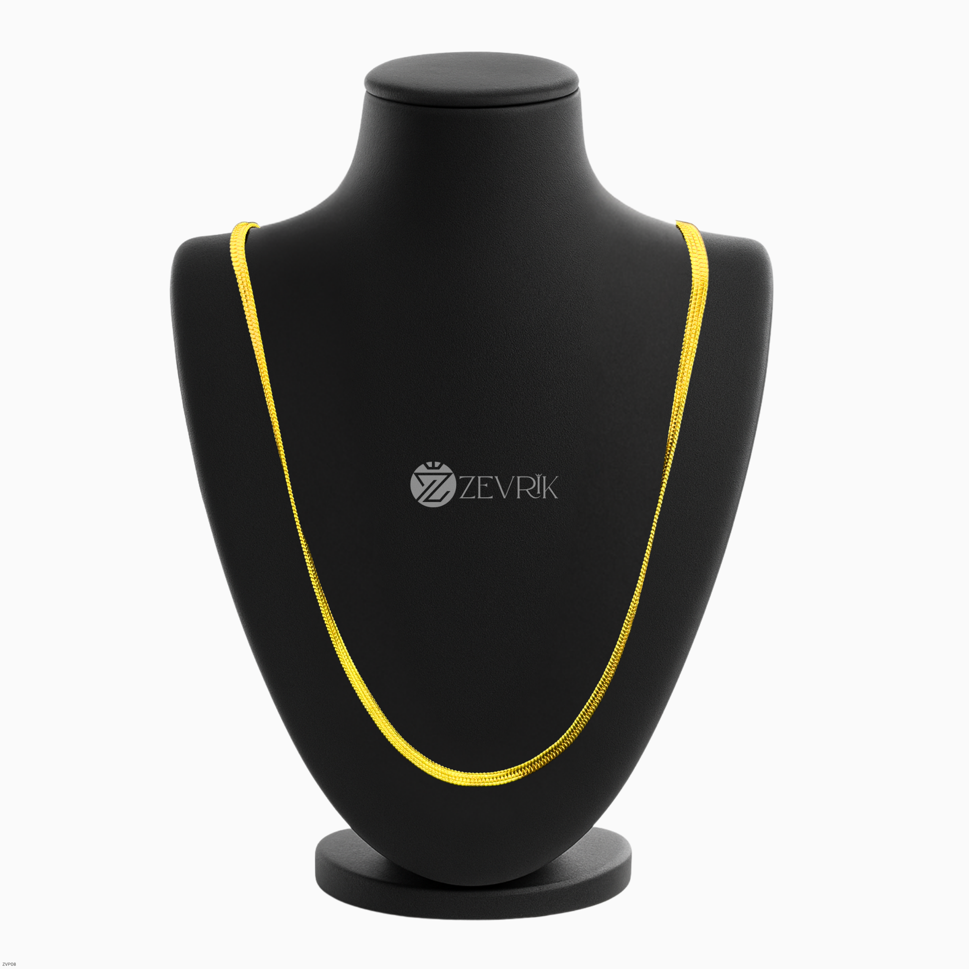 Classic Sleek Gold Plated Imitation Chain for Men & Women (30 Inch) - Zevrik