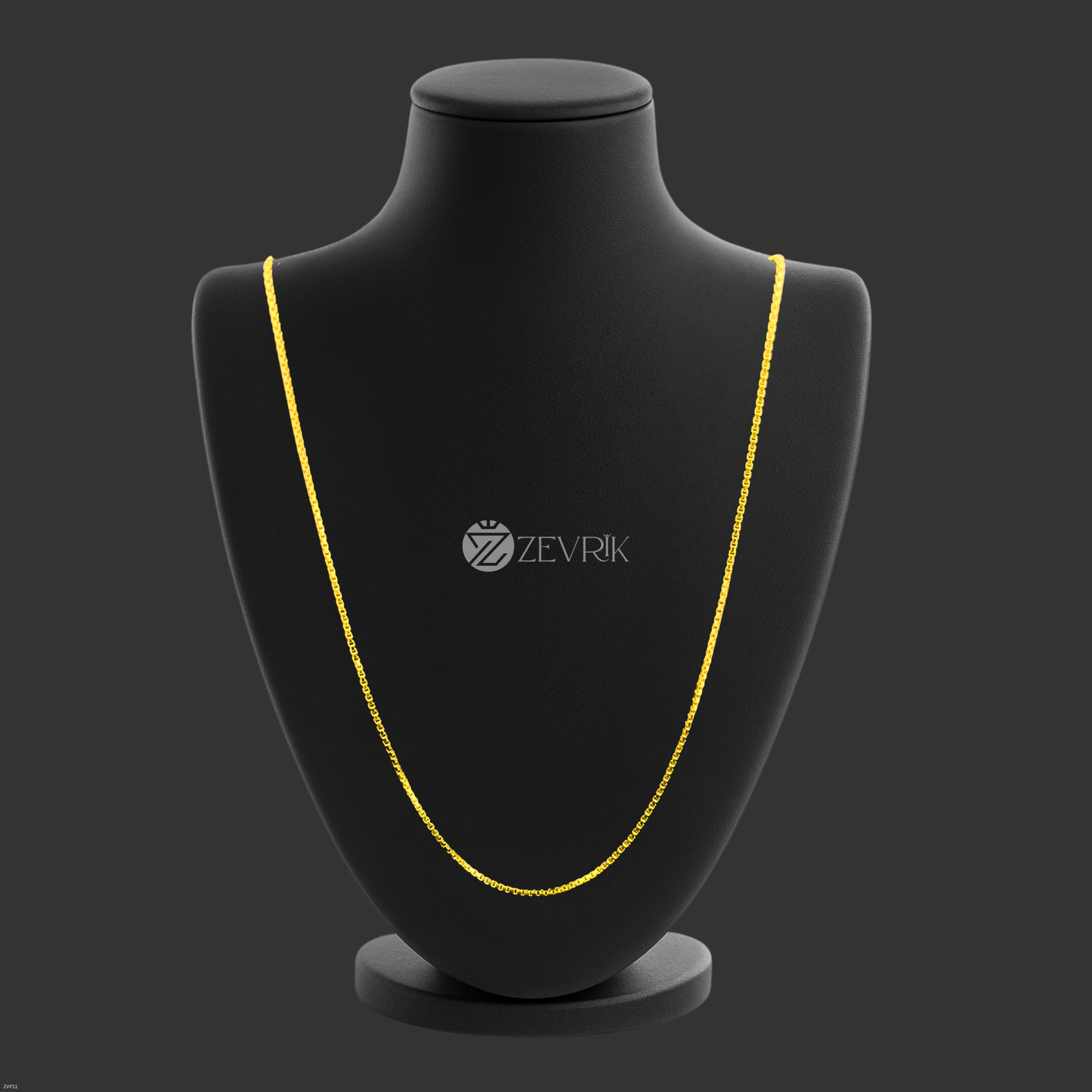 Elegant Daily Wear Sleek Gold Plated Imitation Chain for Men & Women (30 Inch) - Zevrik