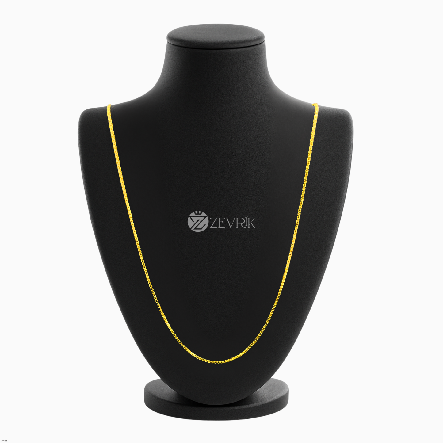 Elegant Daily Wear Sleek Gold Plated Imitation Chain for Men & Women (30 Inch) - Zevrik