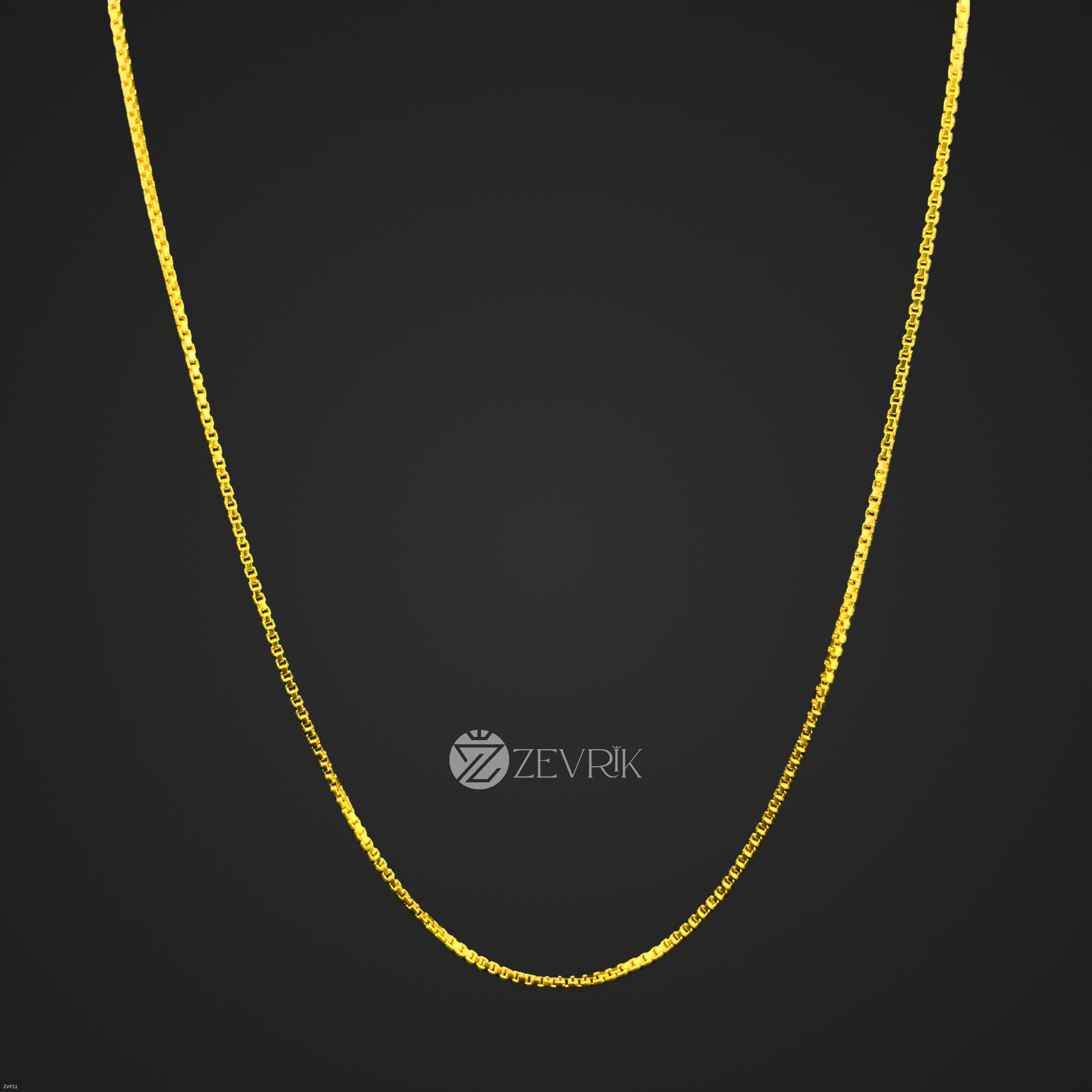 Elegant Daily Wear Sleek Gold Plated Imitation Chain for Men & Women (30 Inch) - Zevrik