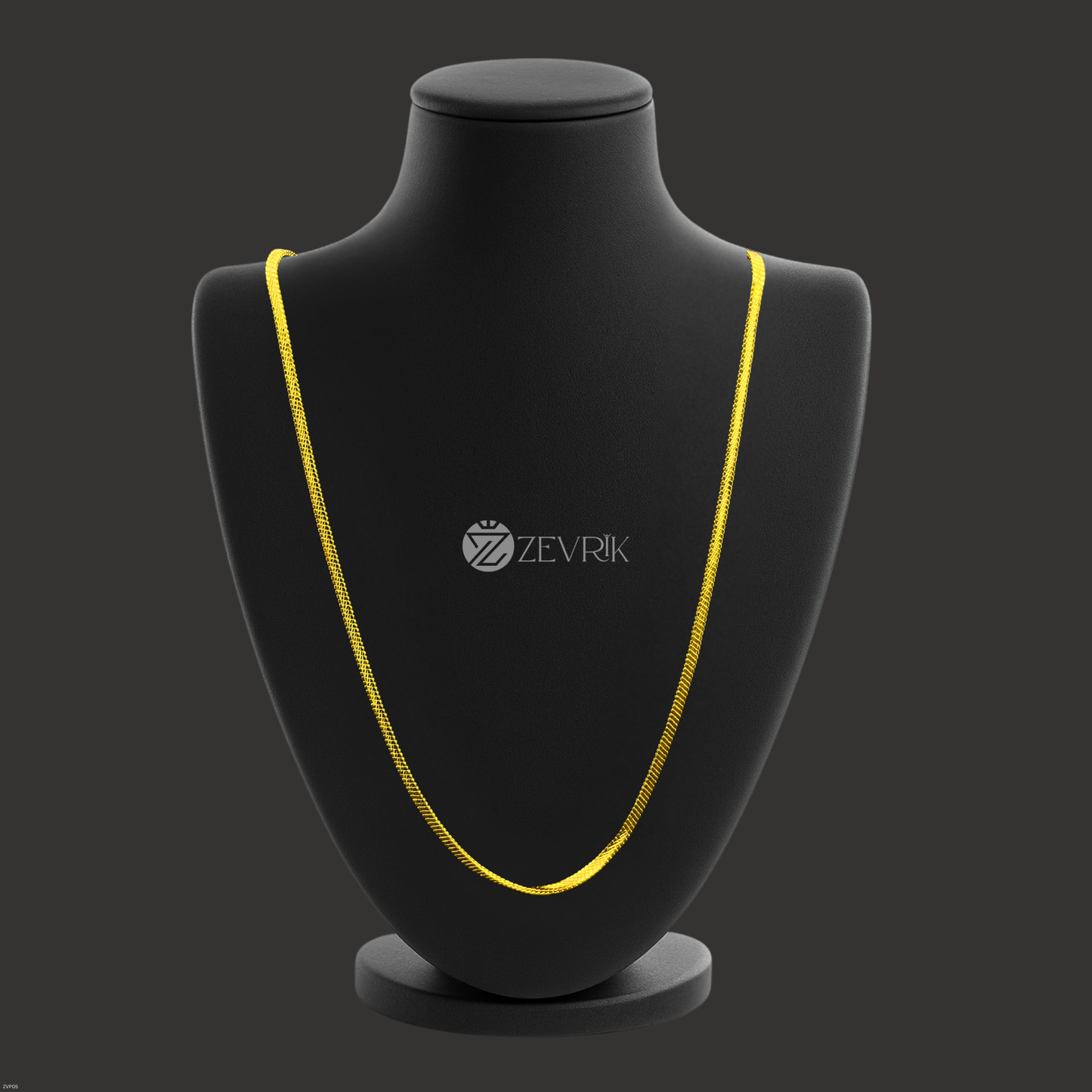 Golden Radiance Gold Plated Rope Chain for Men & Women (30 Inch) - Zevrik