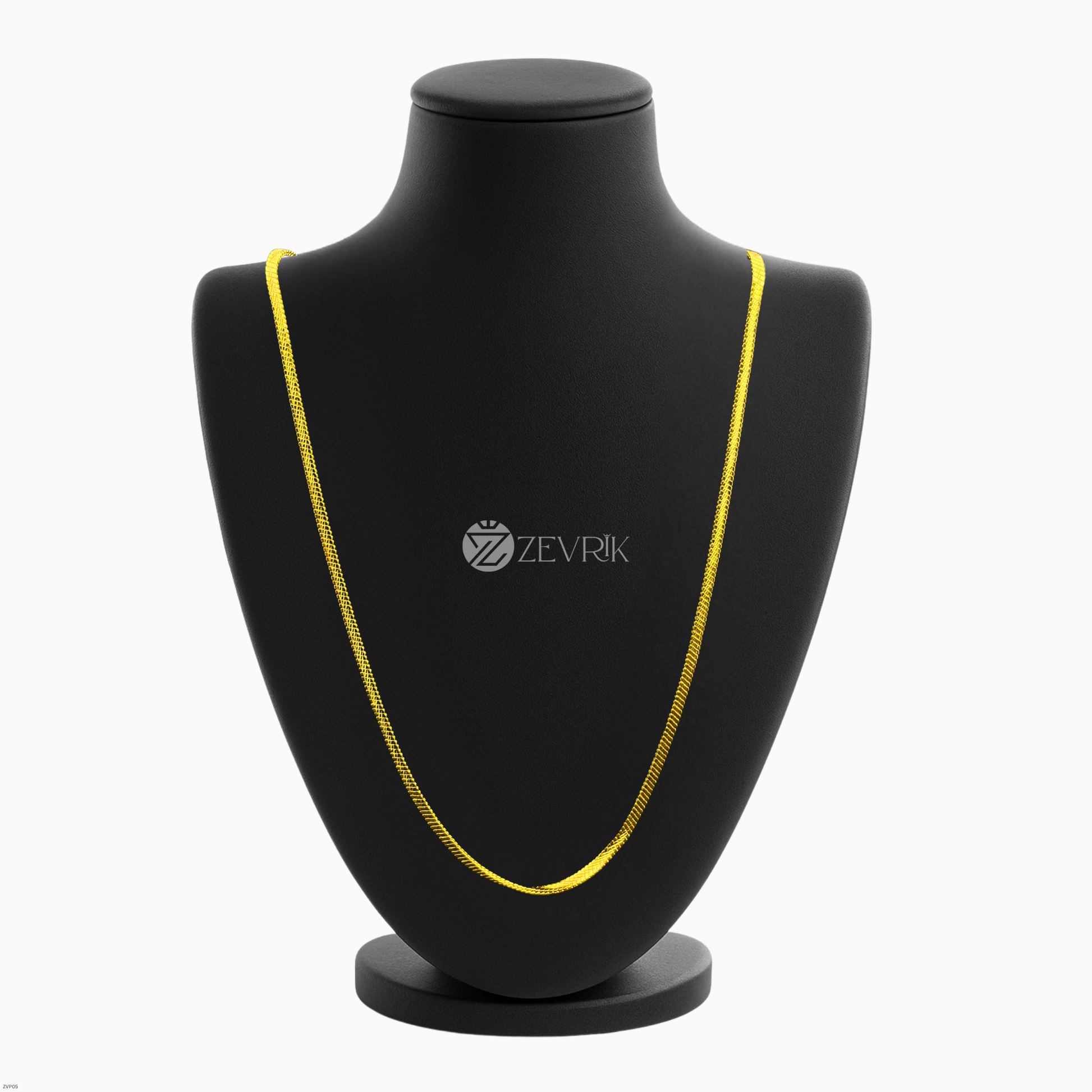 Golden Radiance Gold Plated Rope Chain for Men & Women (30 Inch) - Zevrik