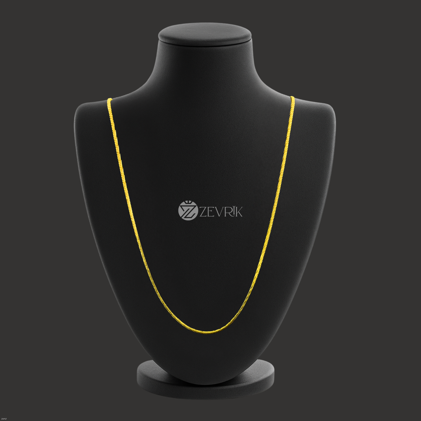 Smooth Snake Gold Plated Unisex Imitation Chain (30 Inch) - Zevrik