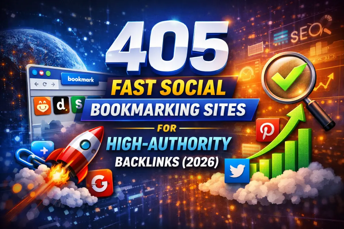 Read more about the article 405 Fast Social Bookmarking Sites for High-Authority Backlinks in 2026